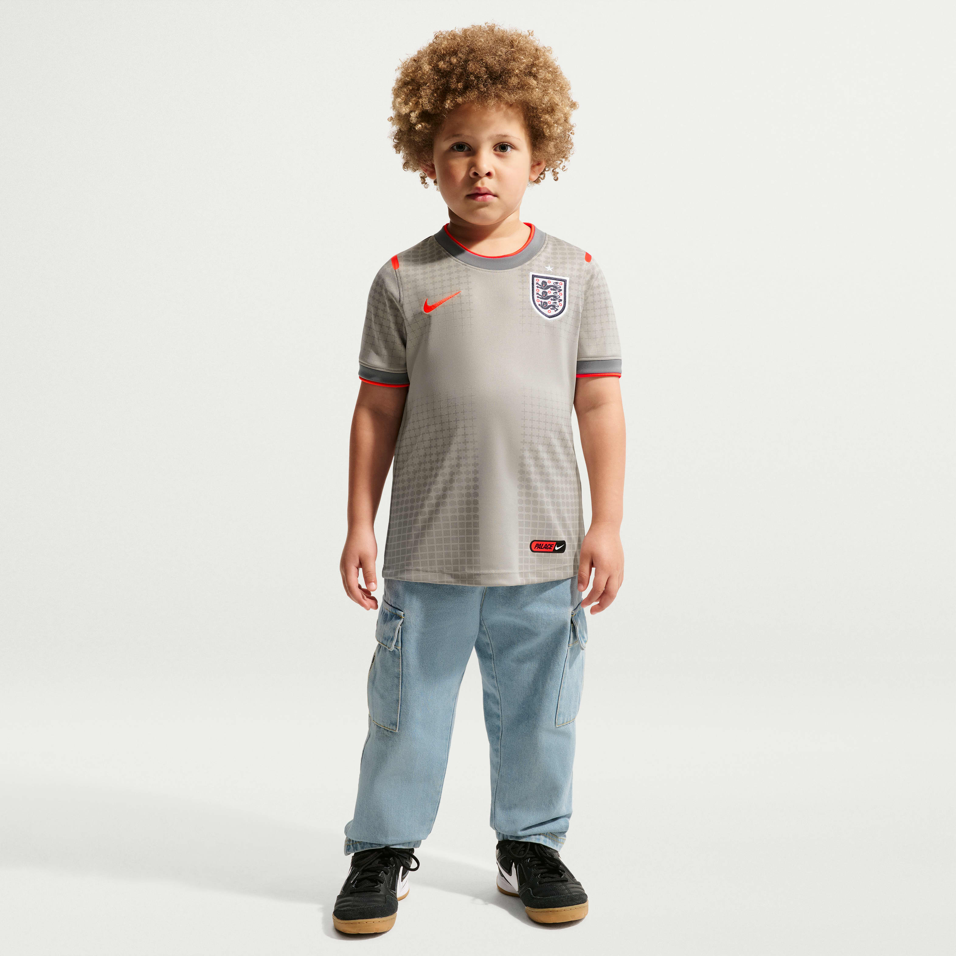 Nike England x Palace Little Kids' Short-Sleeve Soccer Top | The
